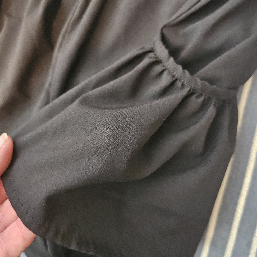 Black Ruffled Skirt - Picture 3 of 4